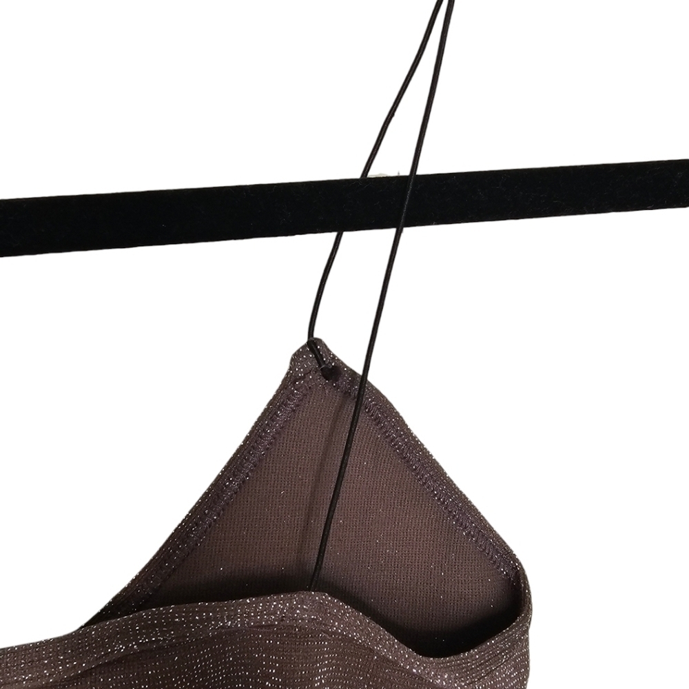 Free People Intimately Skinny Strap Brami Lurex Crop Top In Mink•XS/S•NW… - Picture 10 of 11